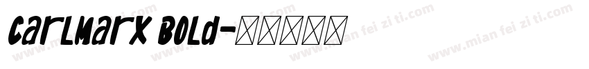 CarlMarx Bold字体转换